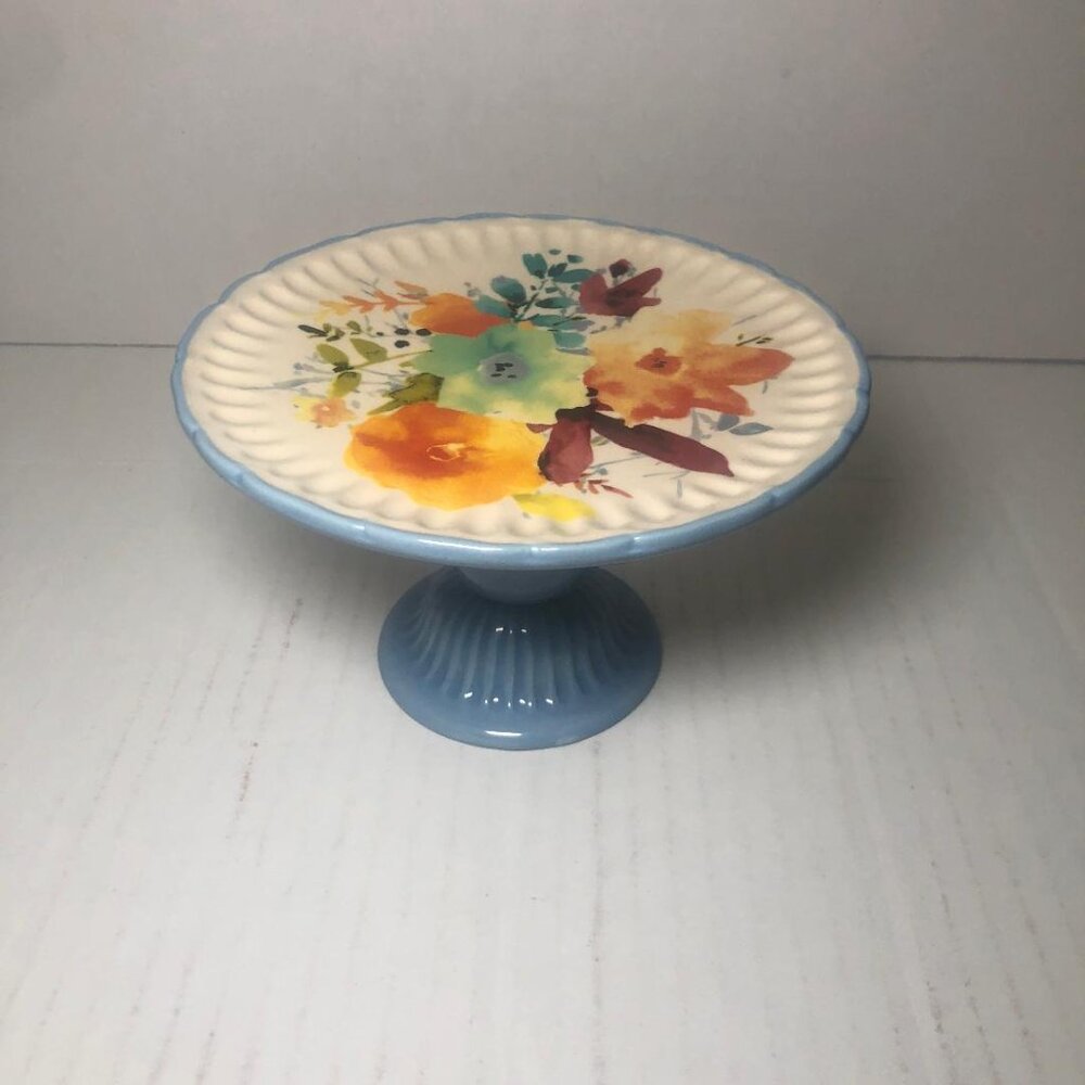 Pioneer Woman ‘Willow” Mini Cake Cupcake Stand HTF *New*